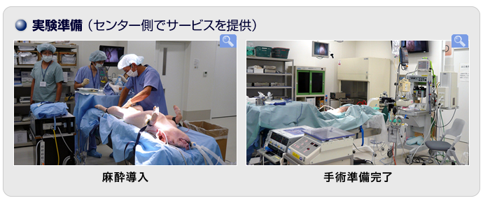 実験準備(センター側でサービスを提供)